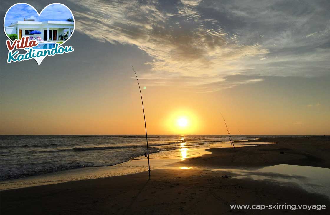 pêche surf casting sur la plage de cap skirring pêche surf casting sur la plage de cap skirring